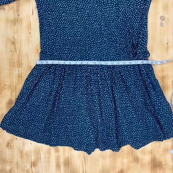 One Teaspoon Starry Night Wrap Drop Waist Gauzy Dress in Navy Sz M - Picture 15 of 16